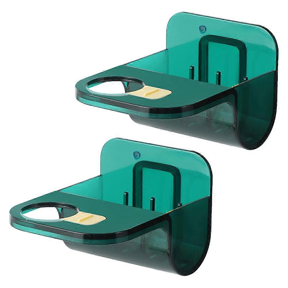 Bathroom Soap Rack Shower Gel Holder for Storage Use 2Pcs Dark