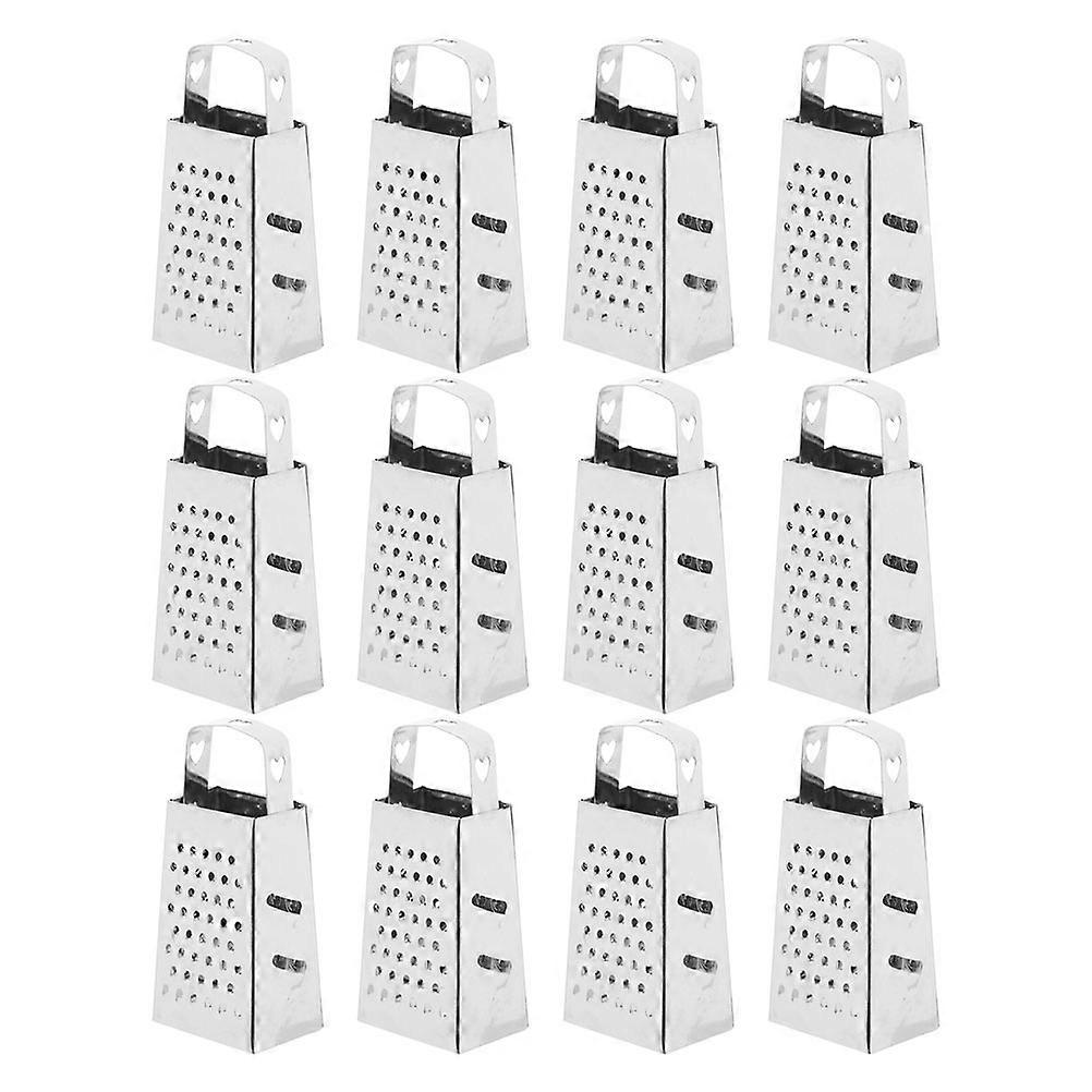 12Pcs Mini Cheese Stainless Steel for Kitchen Use Handheld