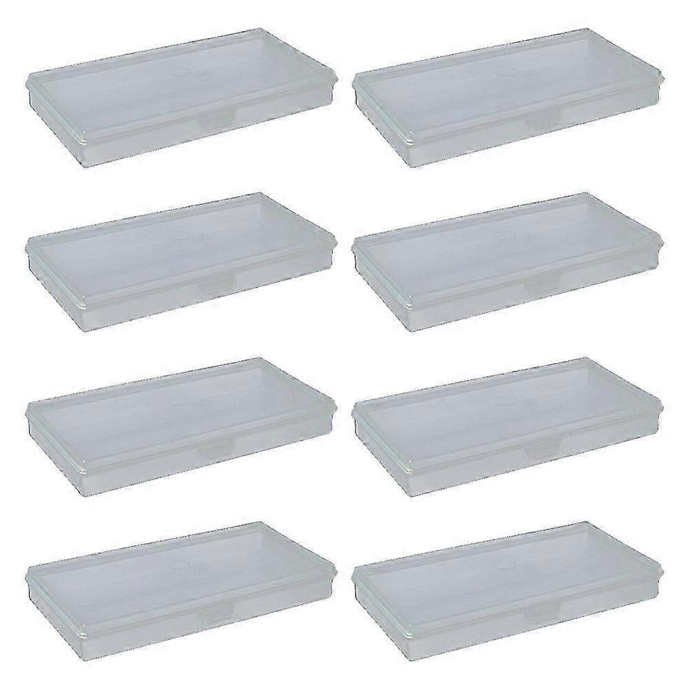 Rectangular empty mini transparent plastic storage box container 26-27s