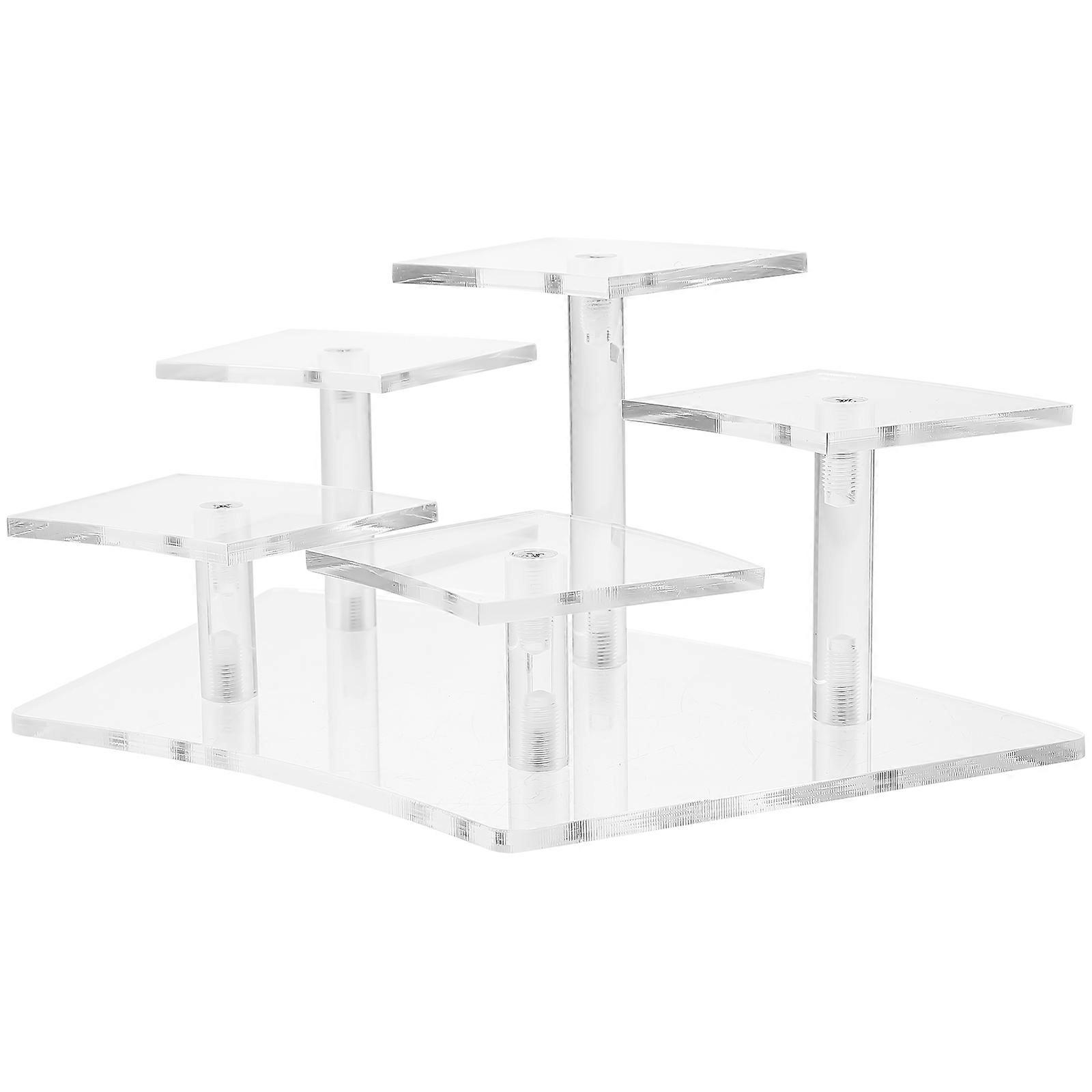 Multi-Layer Acrylic Display Rack for Perfume Storage 3Pcs Set