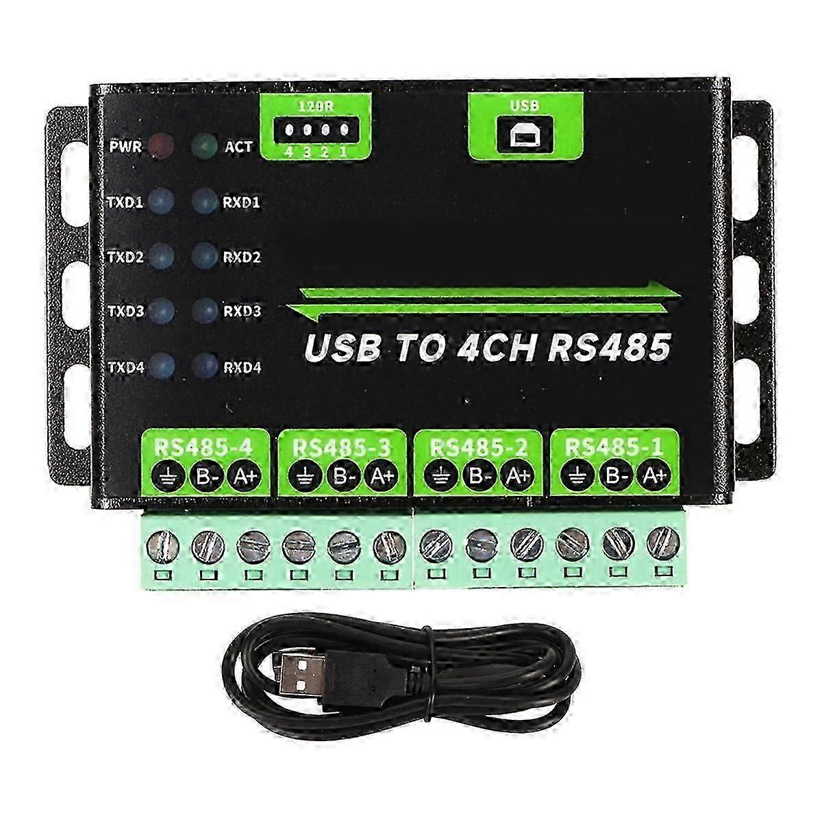 USB to 4CH RS485 Converter Module