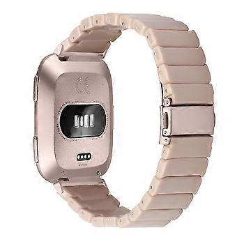 Watch Band For Fitbit Versa/Versa Lite/Versa 2 ,1-Bead Acrylic Resin Waterproof Bracelet