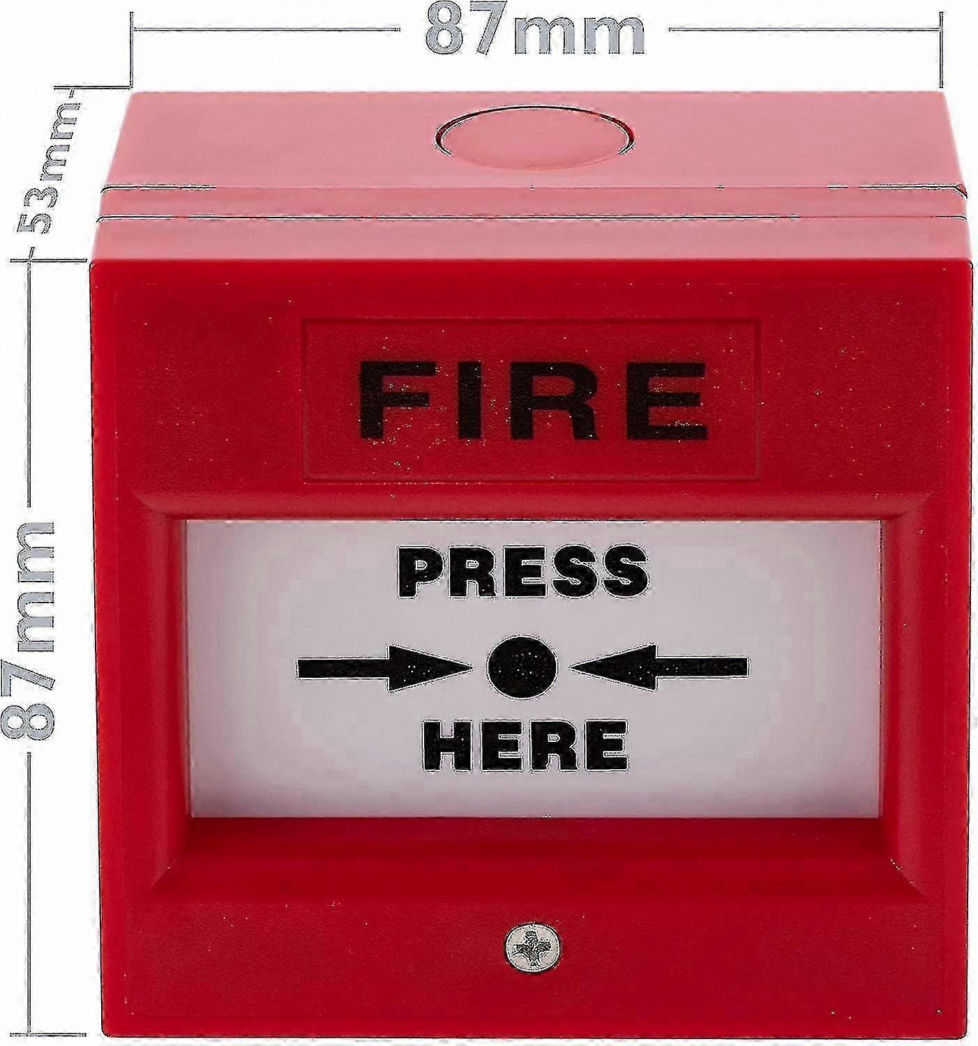 Emergency Manual Fire Alarm Button with LED Light