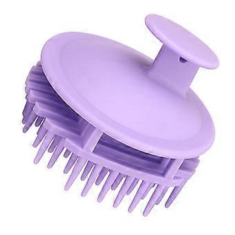 Silicone Scalp Massage Brush for Hair Growth, Wet and Dry Scrubber for Dandruff Removal