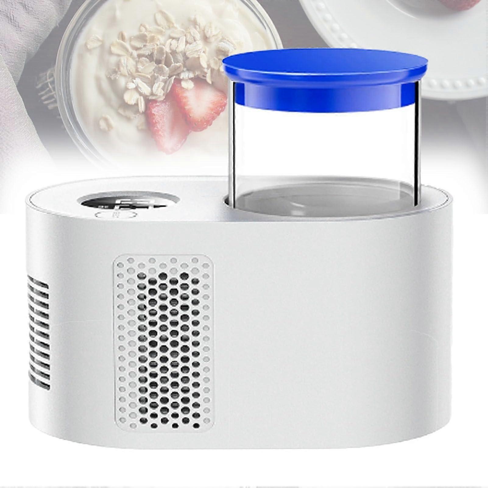 Smart Yogurt Maker Cup with Fast Cooling and Heating, LCD Timer for Home Car Office, White