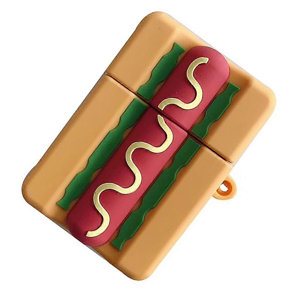 Hot Dog Earbuds Case for Protection Silicone Material 2Sets