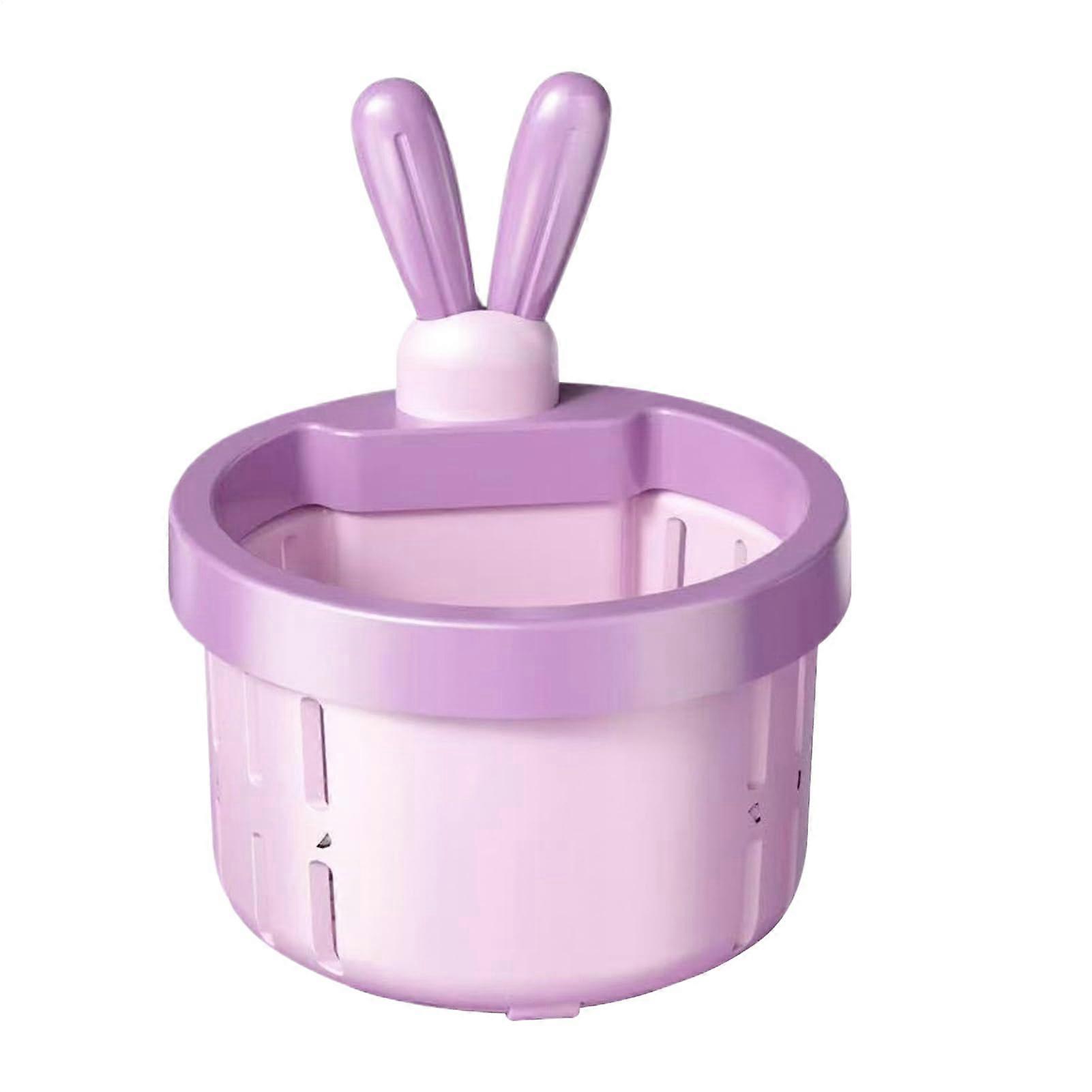 Automatic Draining Sink Strainer Basket with Bunny Ears, Clog Kitchen Filter for Food Scraps