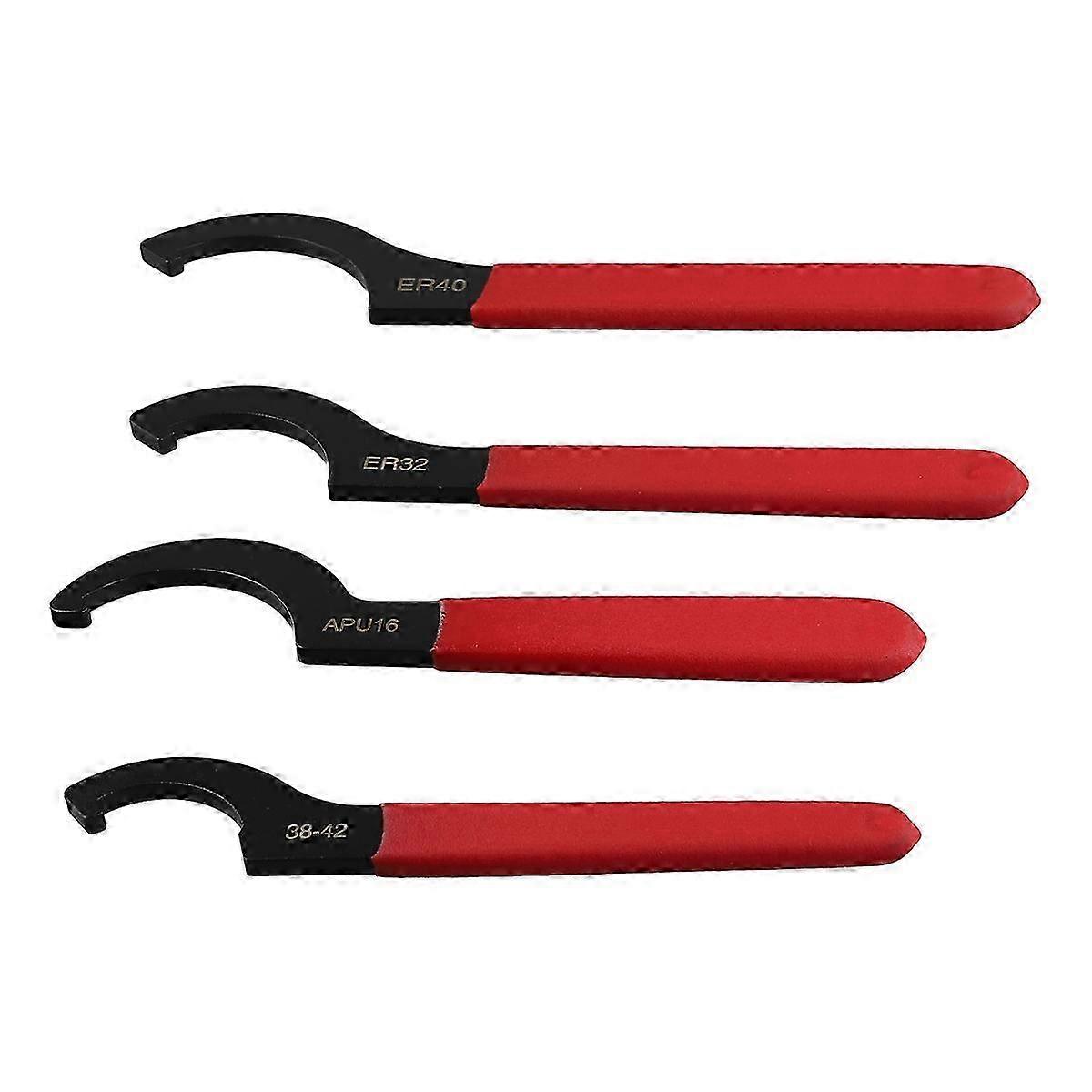 Coilover Wrench, Hook Wrenches Tools Set Shock Spanner Wrench Set C-Shape Spanner Adjustable Spanner