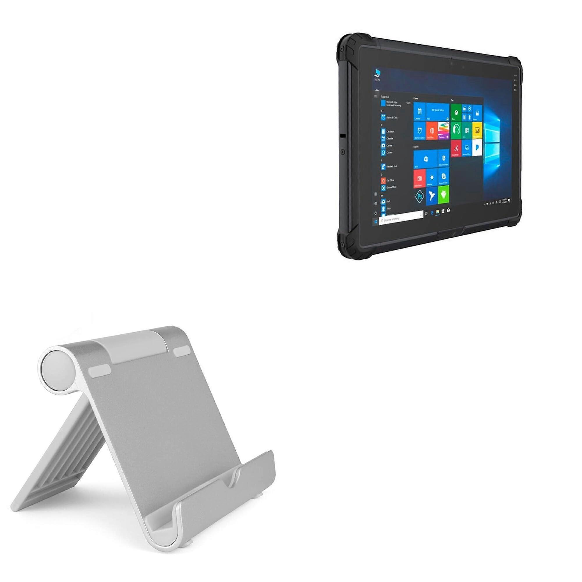 Adjustable Aluminum Tablet Stand for Desk with MultiAngle and Handsfree Viewing