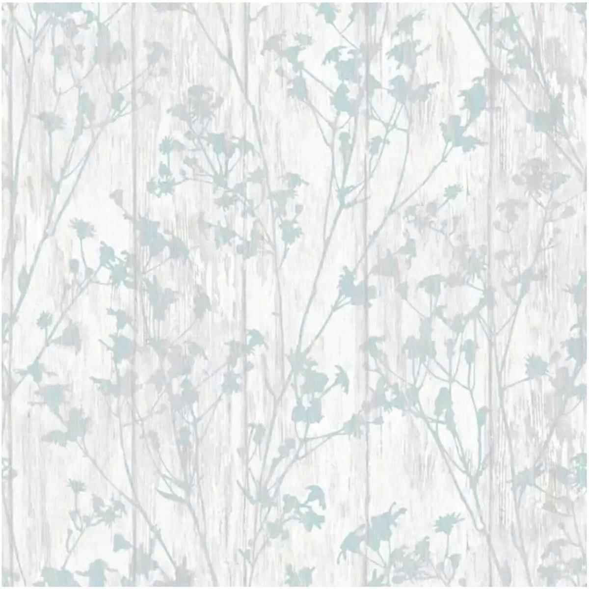 Rasch Duck Egg Floral Wallpaper