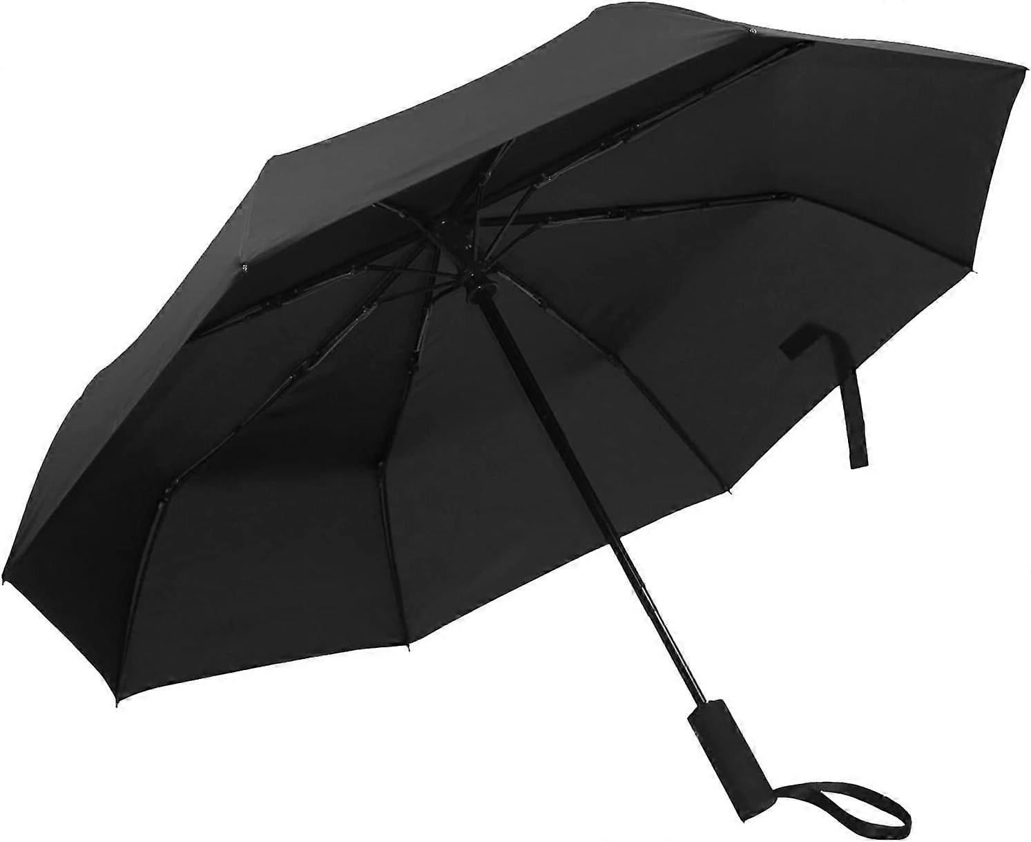Travel Essentials Umbrella Windproof Compact Collapsible Light, Automatic, Strong and Port