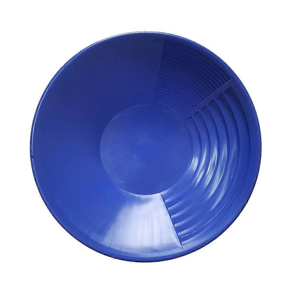 Gold Panning Kit 15 Inch Plastic Pan with Riffles for Efficient Gold Separation and River Prospecting