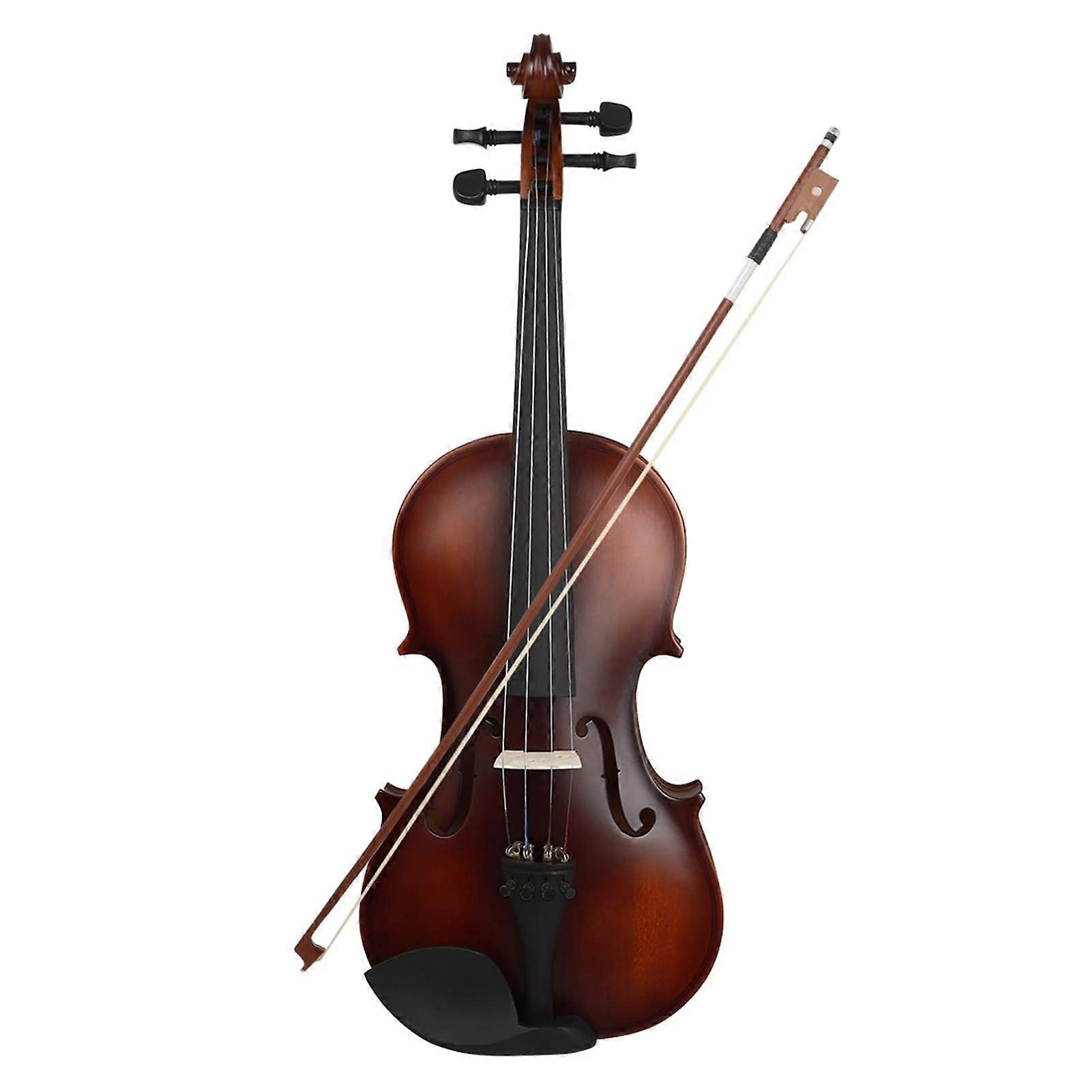 4/4 Violin for Beginners Full Size Student Kit with Ebony Fingerboard Bow and Case
