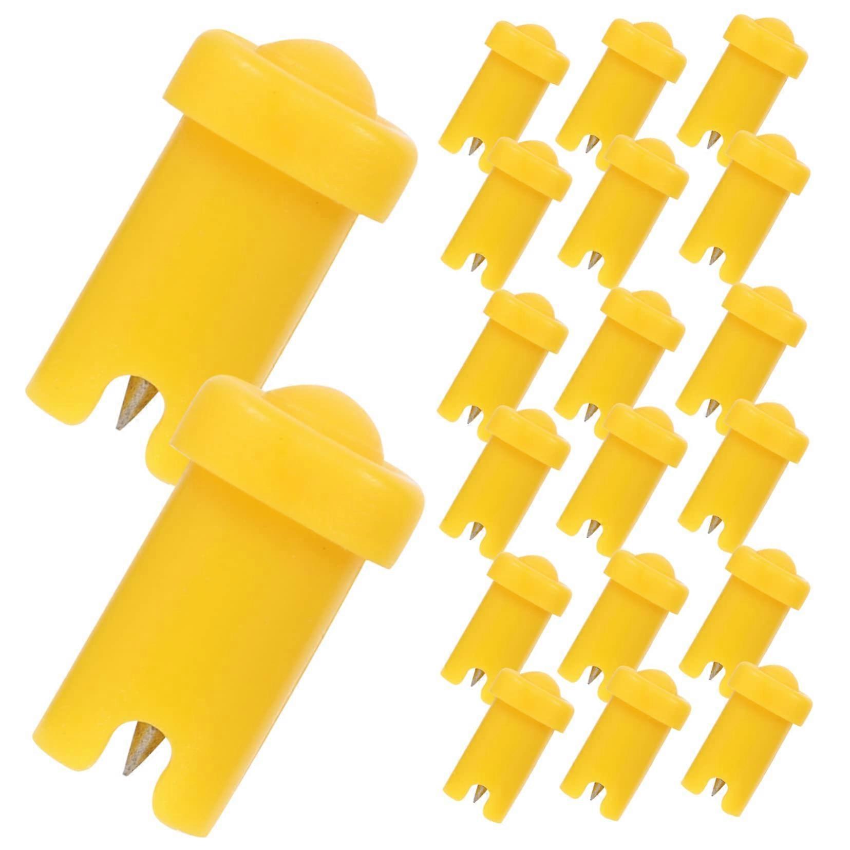 100pcs Eyelash Glue Nozzle Needles for Extensions, AntiClogging Durable Stainless Tip Cleaning Tools