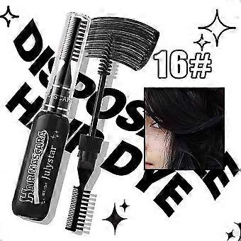 Disposable double hair dye, color highlight dye, multi-purpose eyelash and eyebrow hair dye, cos party stage makeup dye comb