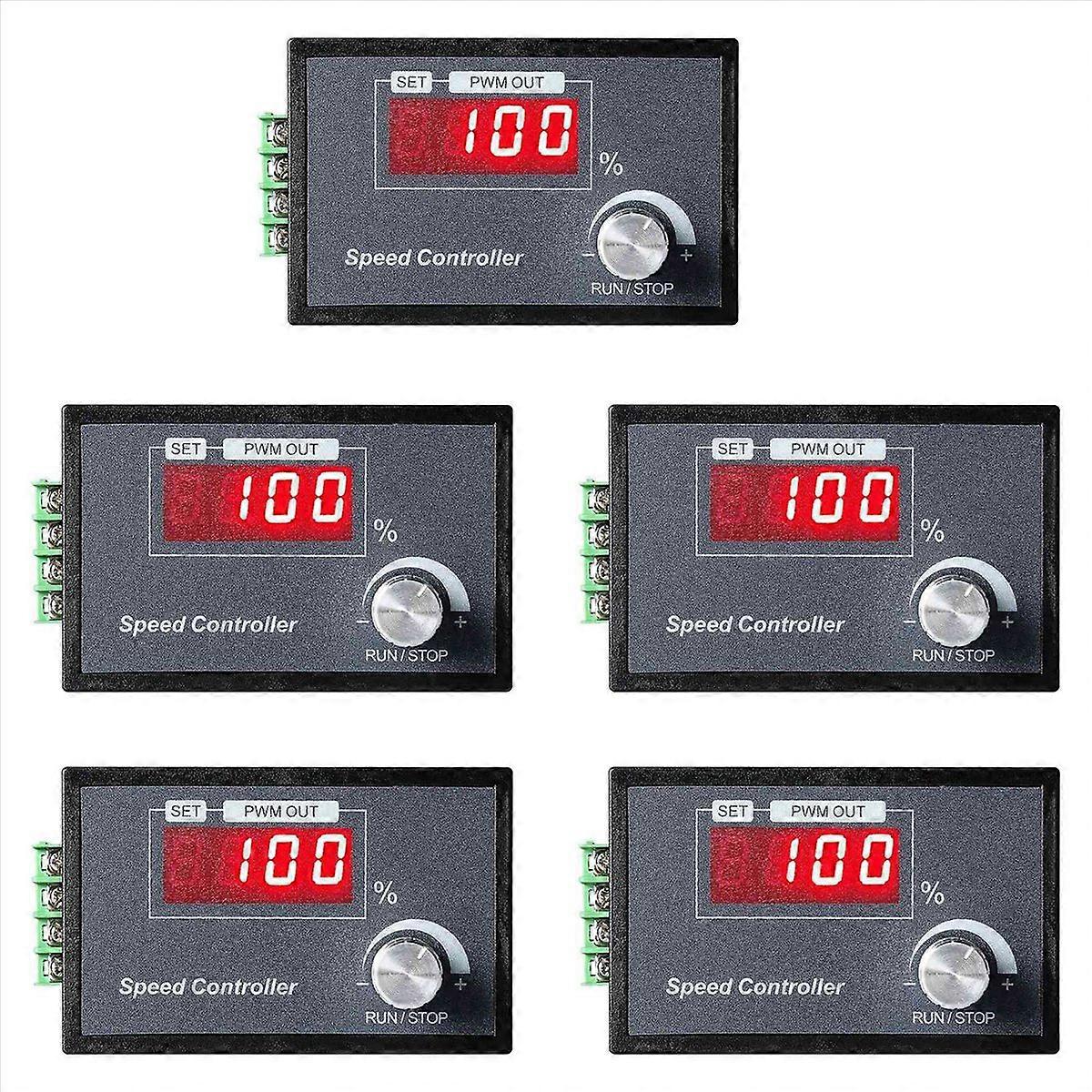 PWM DC Motor Speed Controller 6-60V 30A with Digital Display & PCB