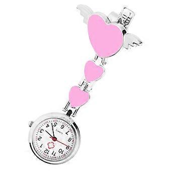 Rosa Krankenschwester-Hängeuhr zur Dekoration, langlebig, 1 Stück