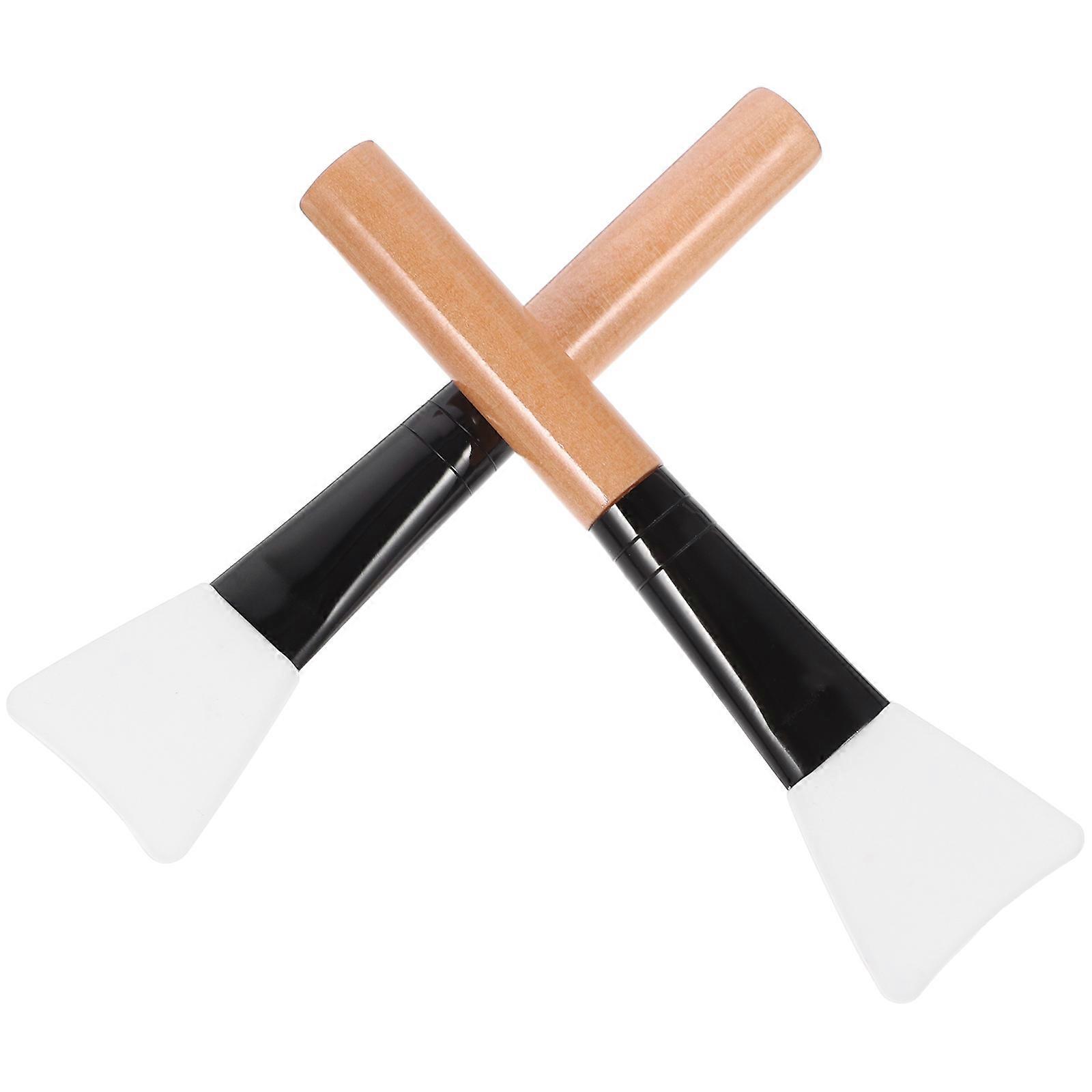 Facial Mask Brush Silicone Tool for Home Use 2Pcs Makeup Applicators