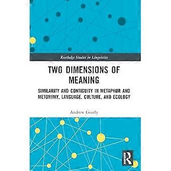 Zwei Dimensionen der Bedeutung: Ähnlichkeit und Kontiguität in Metapher und Metonymie, Sprache, Kultur und Ökologie