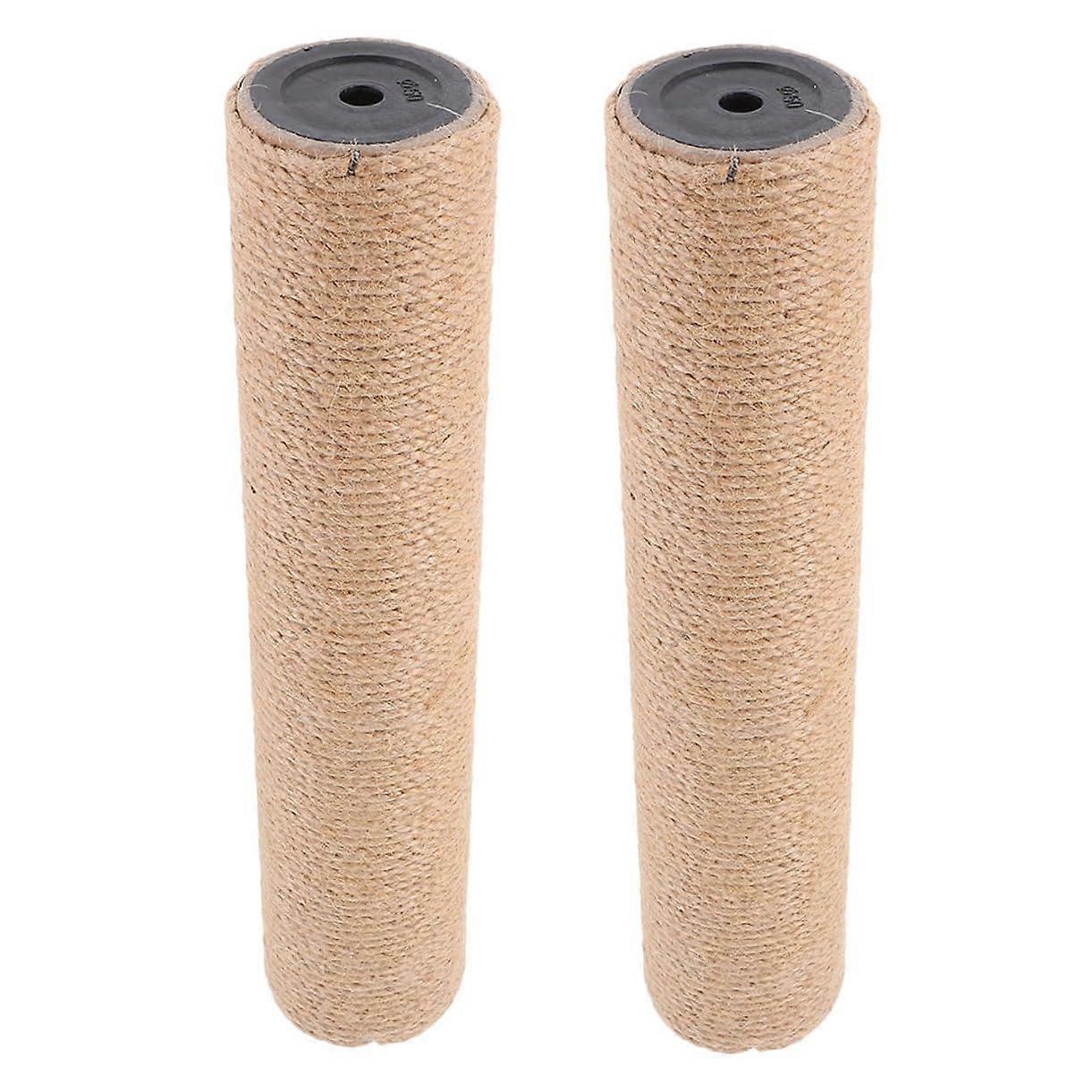 2pcs Sisal Cat Scratching Post Replacement for Indoor Cat Tree DIY Tall Pole for Exercise