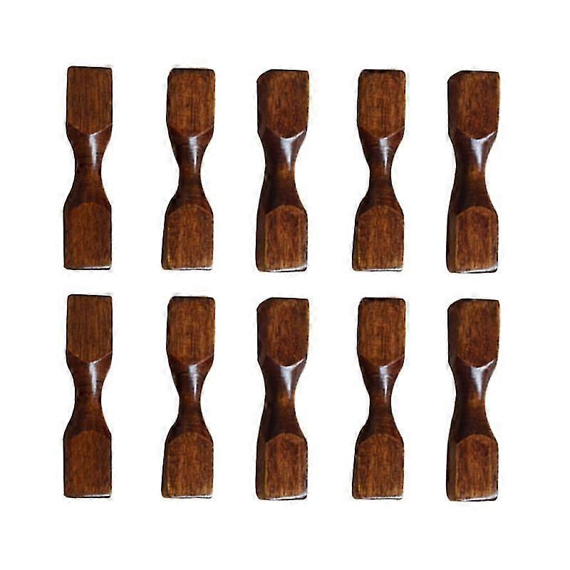 10pcs Soporte de palillo de madera