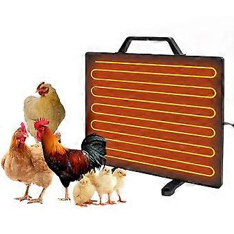 Thermostatic Chicken Coop Heater 140W Poultry Heating Panel with Adjustable 099℃ Temperature Control Black