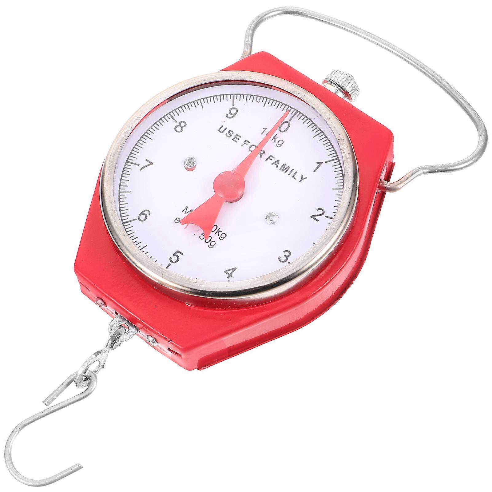 Durable Fish Scale Hanging Spring Scale with Hook 4Pcs for Convenient Weighing