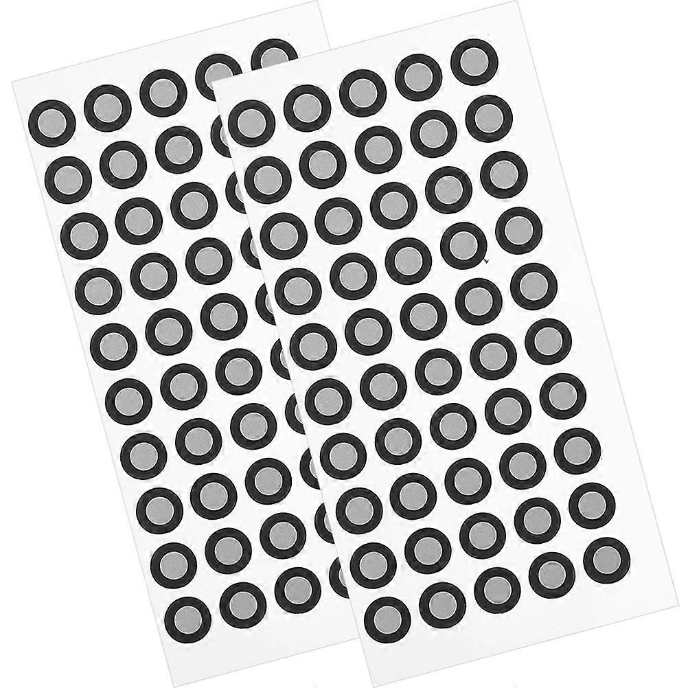 2 Sheets Reference Marker Points Reflective Film Marking Points Positioning Targets for 3D Scanner