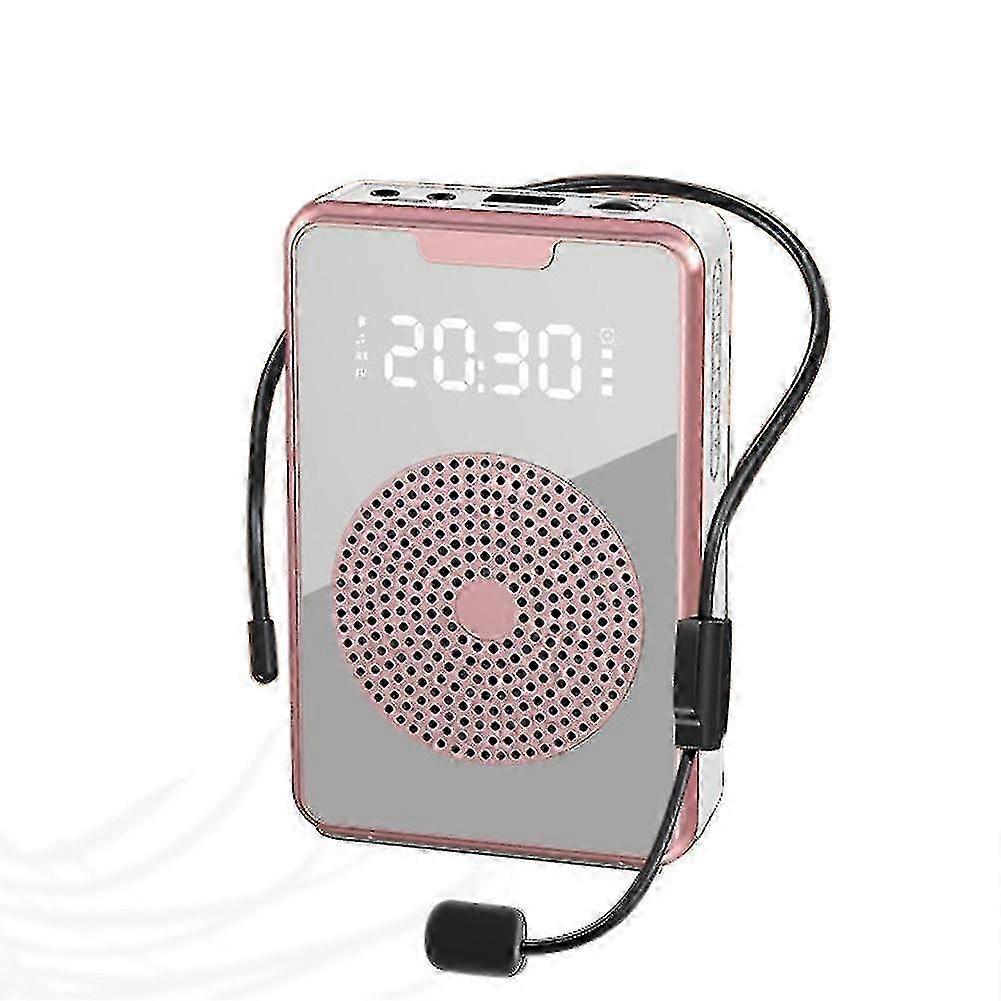 Rechargeable Portable Voice Amplifier Headset Microphone for Training Use
