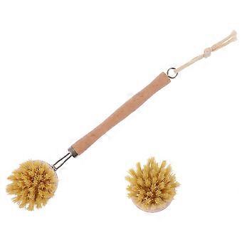 Wooden Bath Brushes for Body Cleaning 4Pcs Assorted Color Bath Supplies