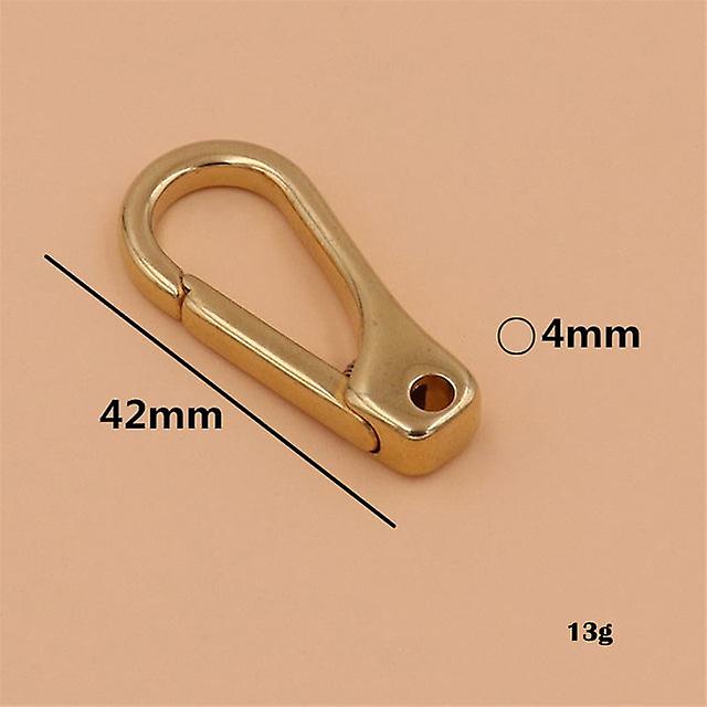 النحاس النقي مربع أسفل المنقولة هوك حقيبة هوك مشبك النحاس النقي حقيبة مشبك اليدوية الجلود الأجهزة الملحقات 008