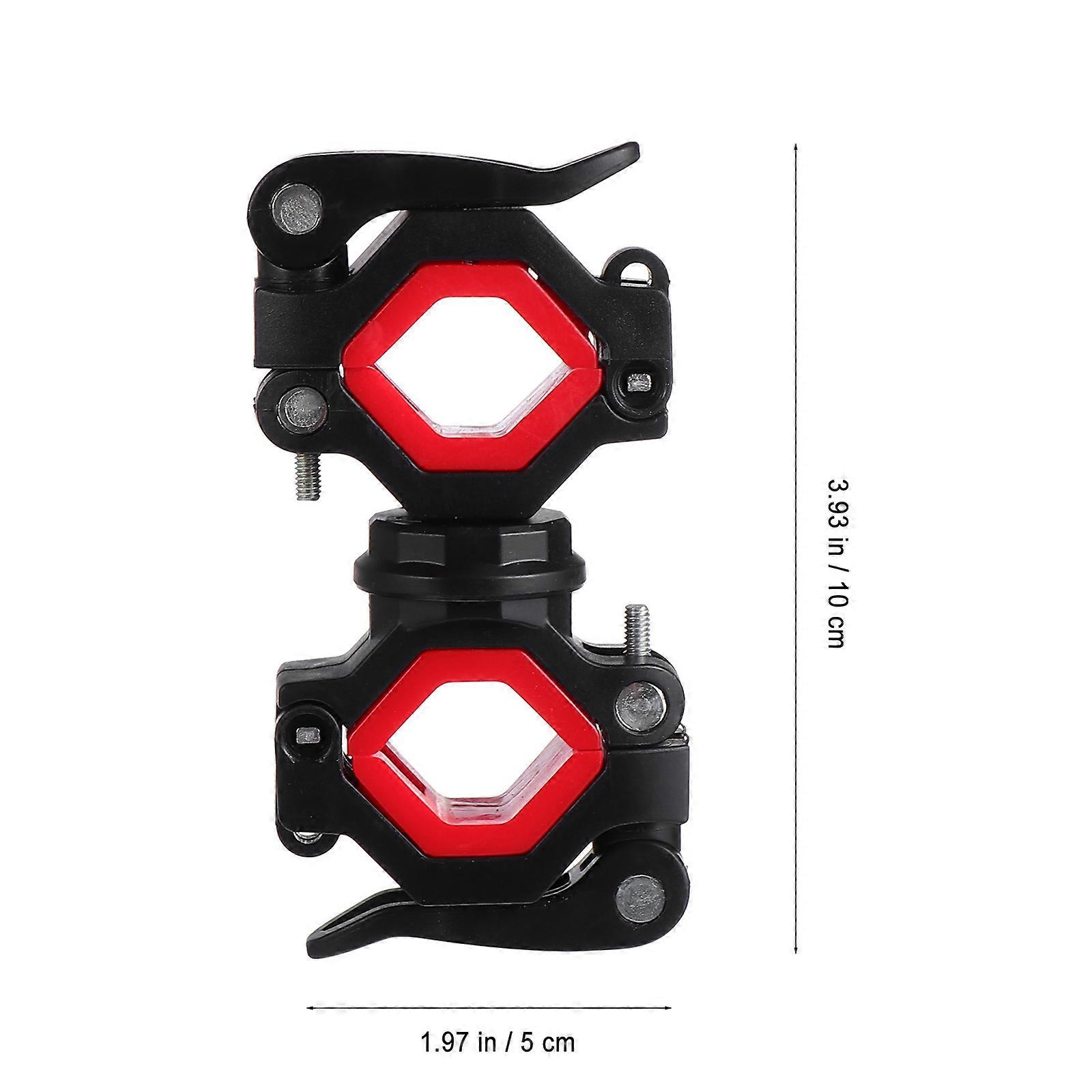 Front Lamp Holder for Bike Flashlight Bracket 1Set Quick Installation