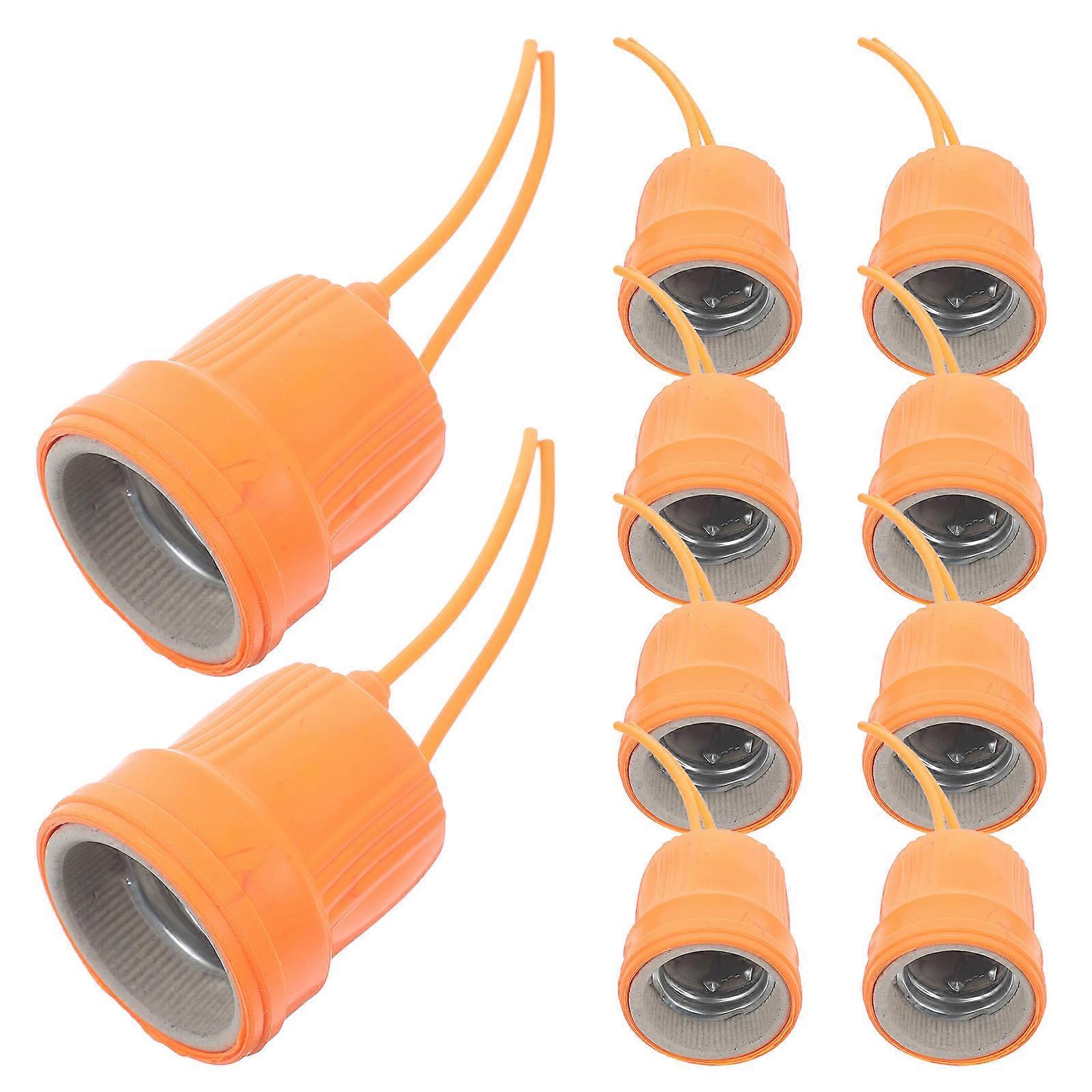 High Temperature Resistant Light Socket Hanging Lamp Holder E27 10Pcs