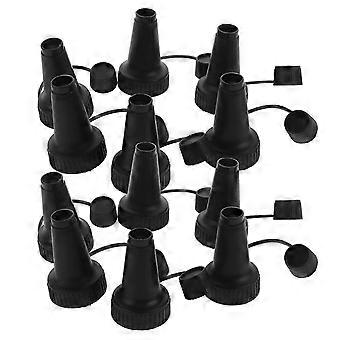 Black Toy Beads Bottle Cap Plastic Holder for Storage 20Pcs Outdoor Use