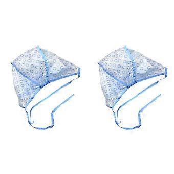 Universal Double-layer Disposable Hair Highlighting Cap Hat 2PCS Womens Hair Products