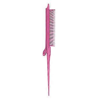 2-in-1 haarkam met clip - ABS-kunststof, sectie-tool, onmisbaar in de salon