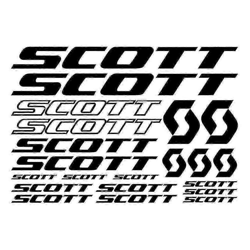 Scott cykelramklistermärken dekalark