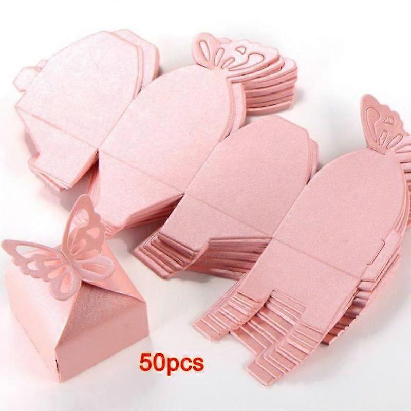 Candy box - Not specified - 4802 - 50pcs - Pink - Paper - Romantic