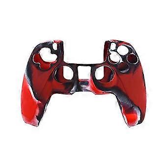 Zwarte beschermhoes voor PlayStation 5-controller gemaakt van zachte siliconen