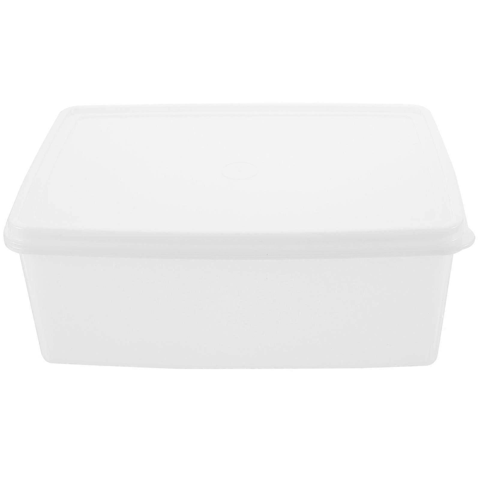 Kunststoff-Gemüsebox, einlagig, 2,1 l, transparenter Deckel