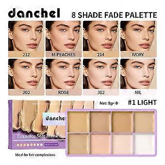 Soft Mist Gradient Concealer Palette Covers facial blemishes, acne marks, freckles, and tear troughs Concealer and contouring paletteZZ60
