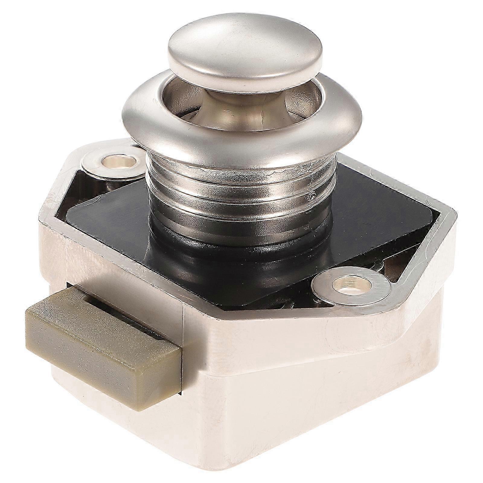 Door Latch Lock Catch Push Button Lock Keyless Latch Lock Cupboard Latch
