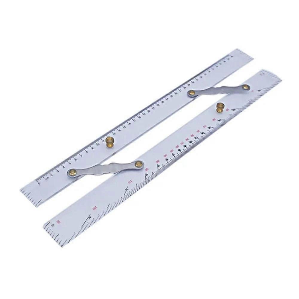 Marine Navigation Plotter Parallel Ruler Nautical Navigation Parallel Ruler compatible with Boat Sea Chart Measuring Divider
