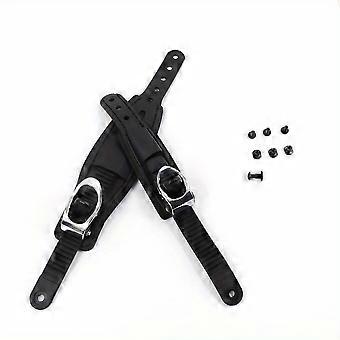 1 pc Adjustable Ski Strap Binding Attachment compatible with Multiple Occasions With Ratchet Tongue Ladder to Secure Shoelaces