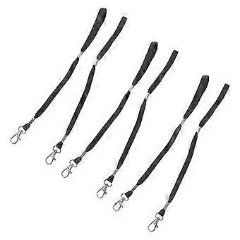 6 correas elásticas para guantes de muñeca - Correa antipérdida para guantes de esquí - Clips para manoplas para niños - Accesorios de esquí para niños, snowboard al aire libre en invierno 27 C