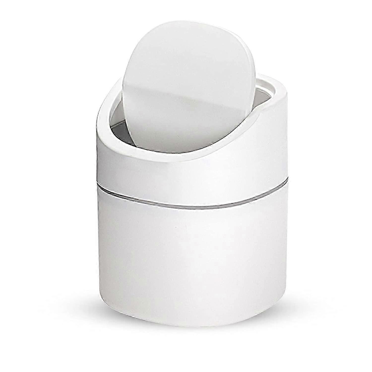 Small tabletop trash can