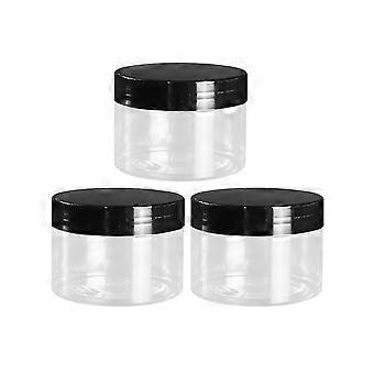 Boîte de rangement pour crèmes, 12 flacons cosmétiques transparents pour masques et crèmes