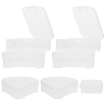Small Makeup Sponge Holder Plastic Puff Box for Storage 8Pcs