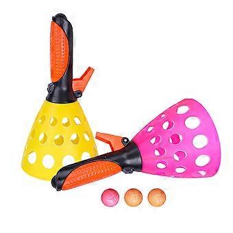 Elastic Launch and Catch Backyard Balls Catcher for Play Toss Game 1Pair