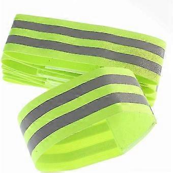 High Visibility Elastic Reflector Wristbands 6X, for Walking Biking Dog Walking Use